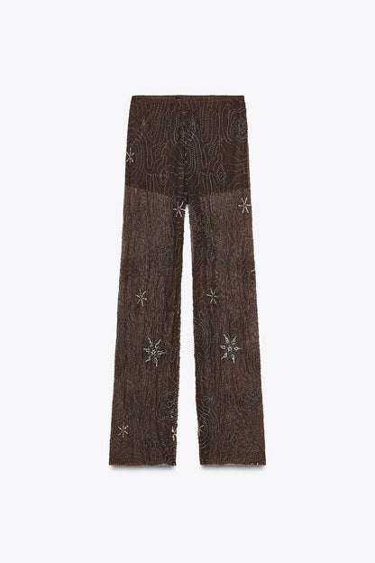 PANTALON FANTAISIE SEQUINS