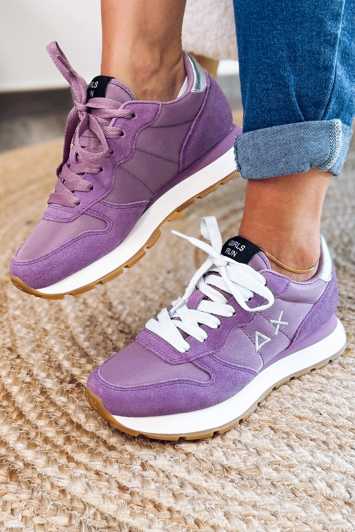 Baskets Sun68 Mauve