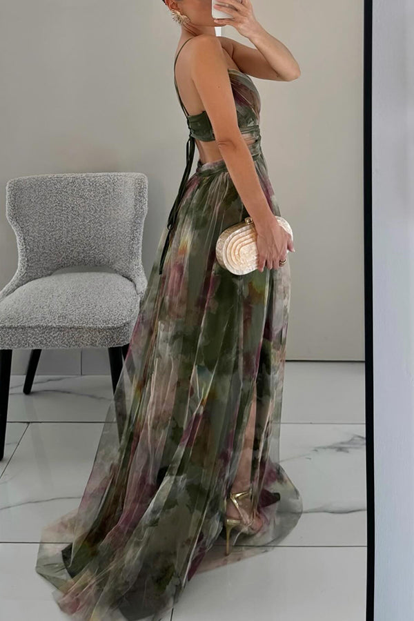 Vaëlia™ | Élégante Maxi-Robe Florale