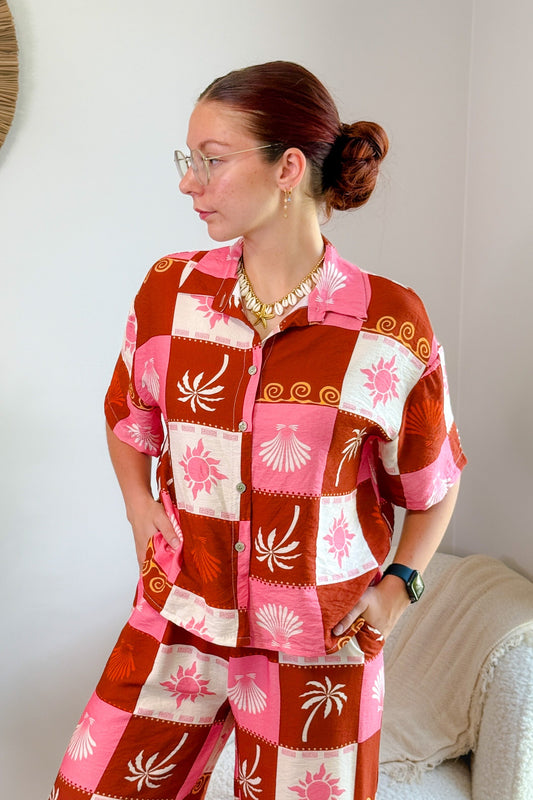 Chemise Marbella Rose