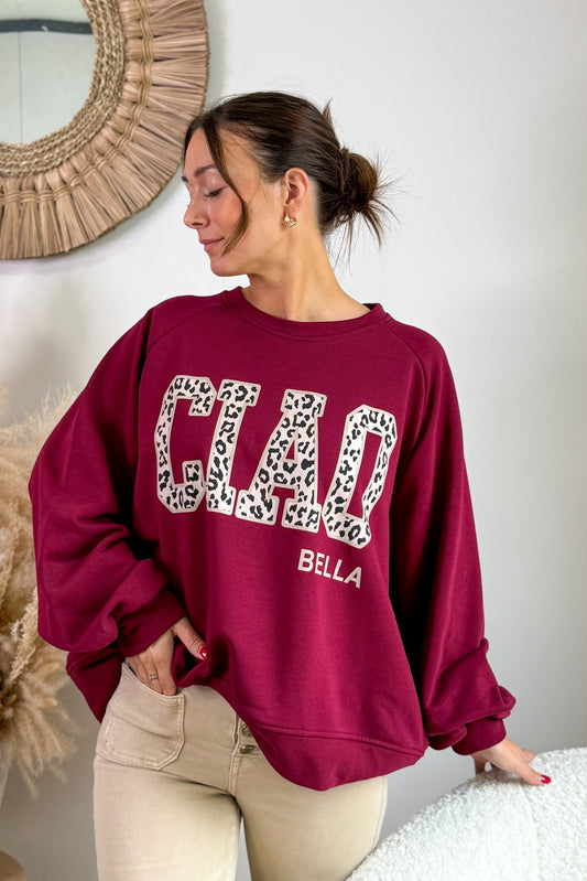Sweat " Ciao" Bordeaux