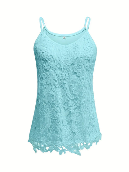 Top Juniana En Dentelle Sans Manches