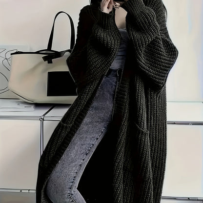 Cardigan en maille ceinturé confortable pour femmes