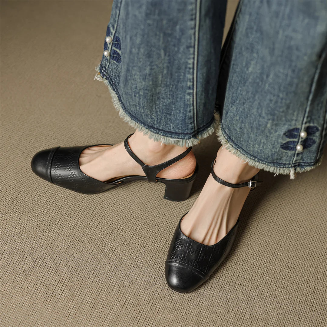 Sandales de luxe confort classique toute la journée