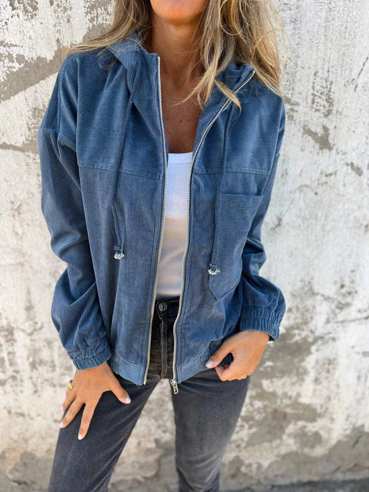 Andria™ | Veste Décontractée en Velours Côtelé