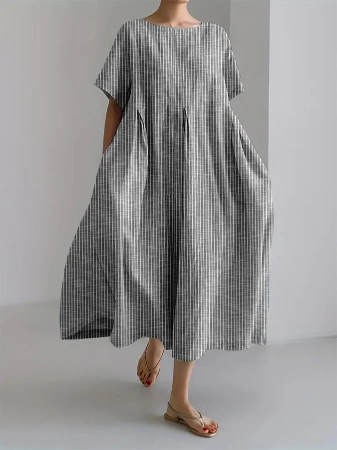 Bianca | Robe longue décontractée au style vintage et à la coupe agréable