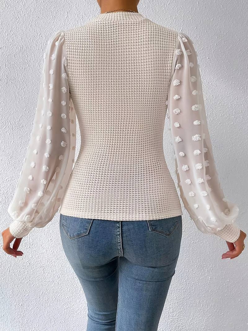 Océane Dubois® | chemisier au crochet pour femmes - Élégant et raffiné