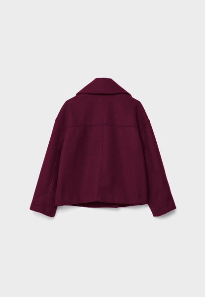 Veste courte chic à double boutonnage