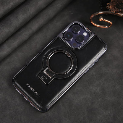 Jalira™ - Housse de téléphone iPhone en cuir luxueux avec support invisible