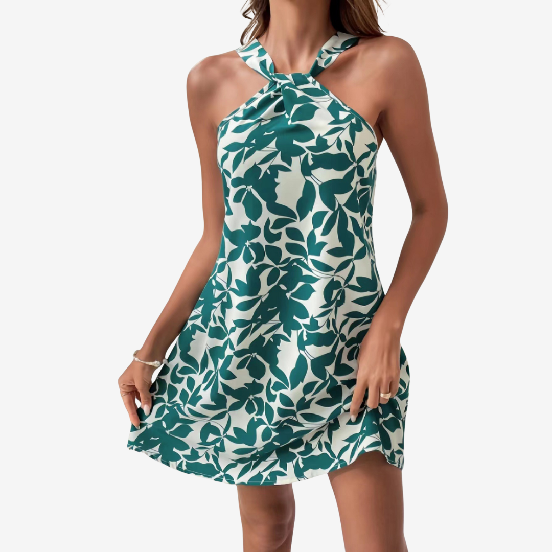 Lucetta™ Robe Feuille Mini & Chic