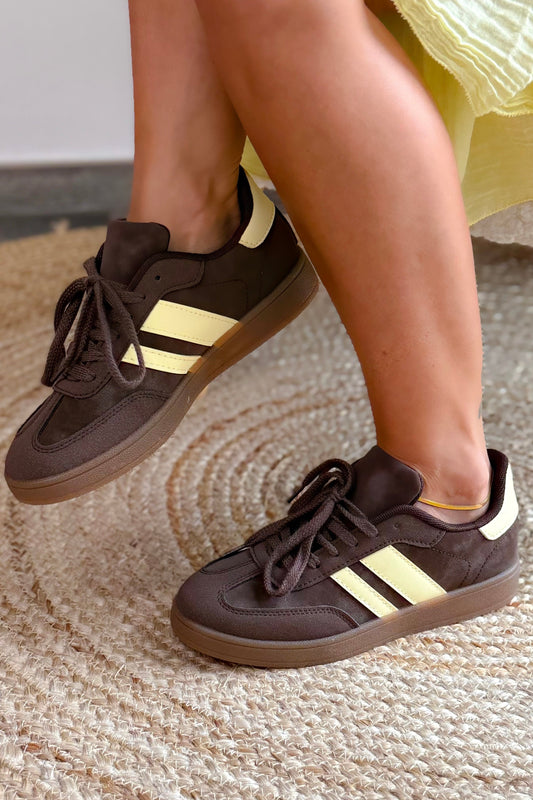 Baskets Addix Choco/Jaune