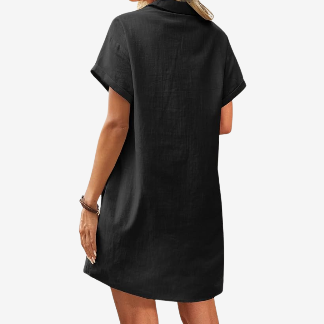 Sidonie™ Robe en Lin Légère