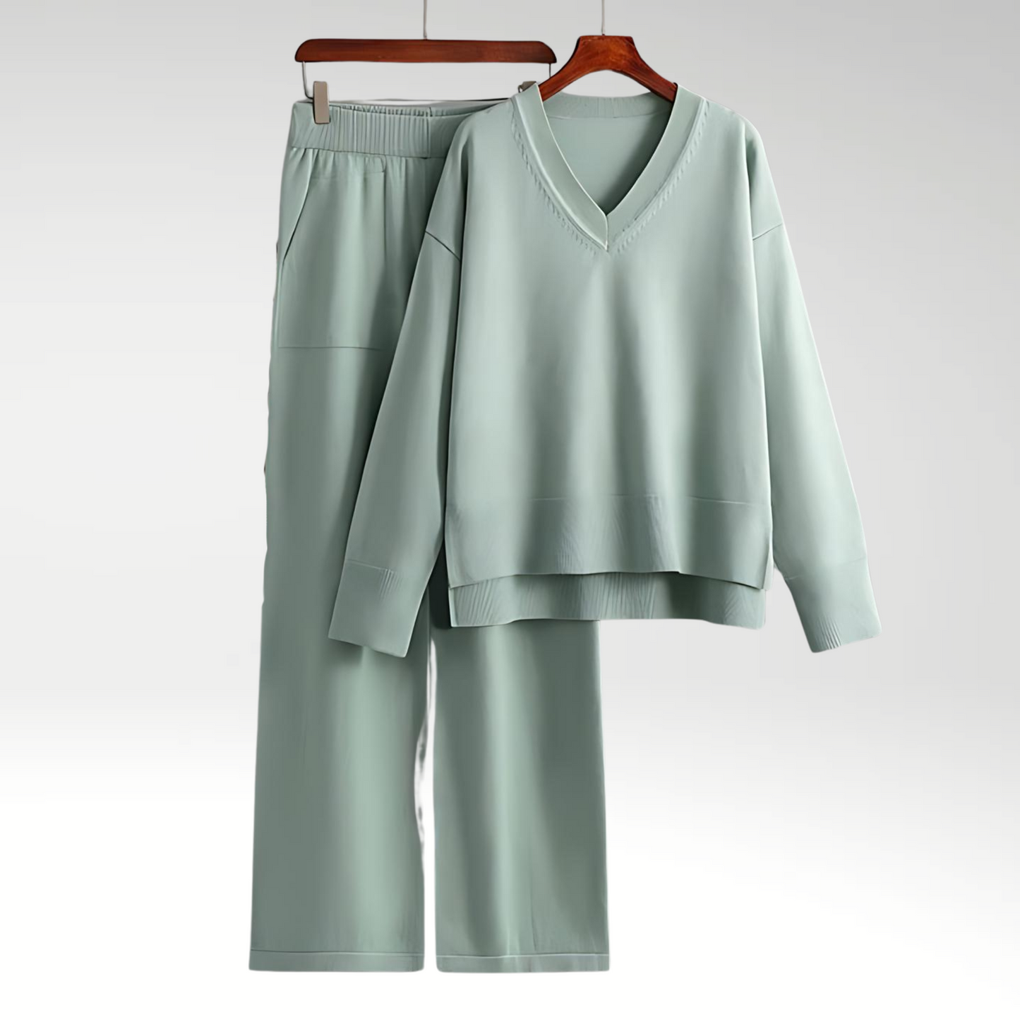 Luxe Ensemble deux pièces col V