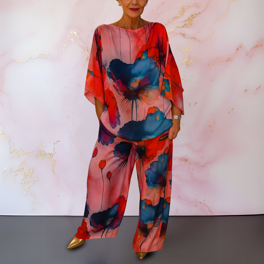 Ysella™ - Ensemble Satiné Deux Pièces pour Femmes au Style Audacieux et Raffiné