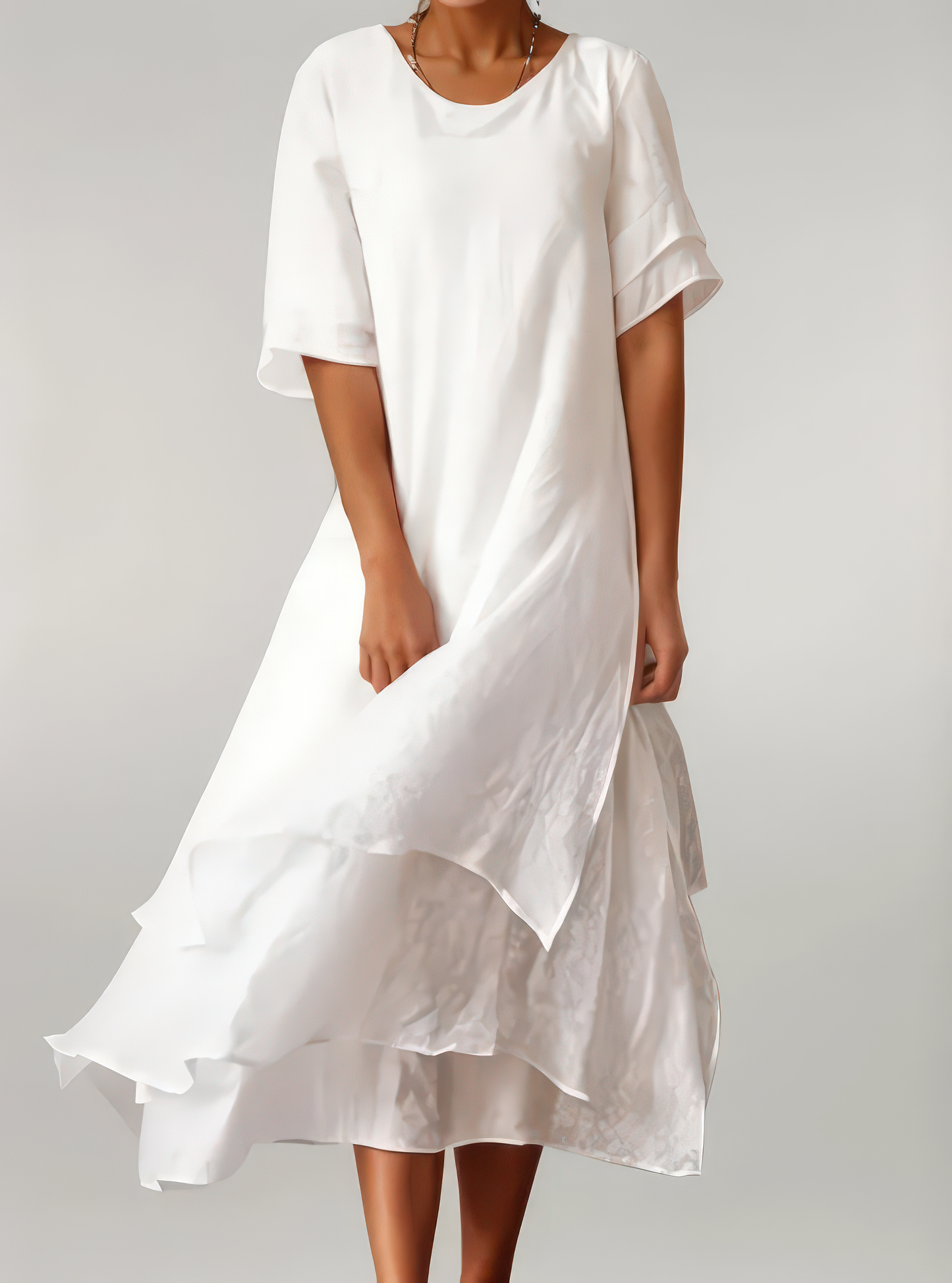 ELOISE | Robe Longue en Coton Élégante