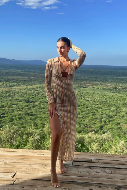 Robe Maxi Bohème Chic pour les Journées d'Été à la Plage