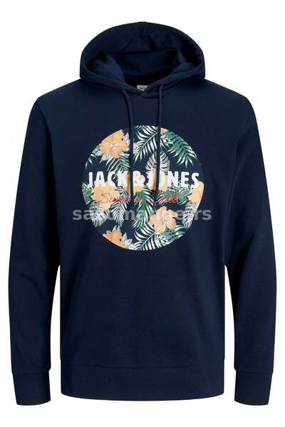 Sweat à capuche Jjchill Bleu Marine