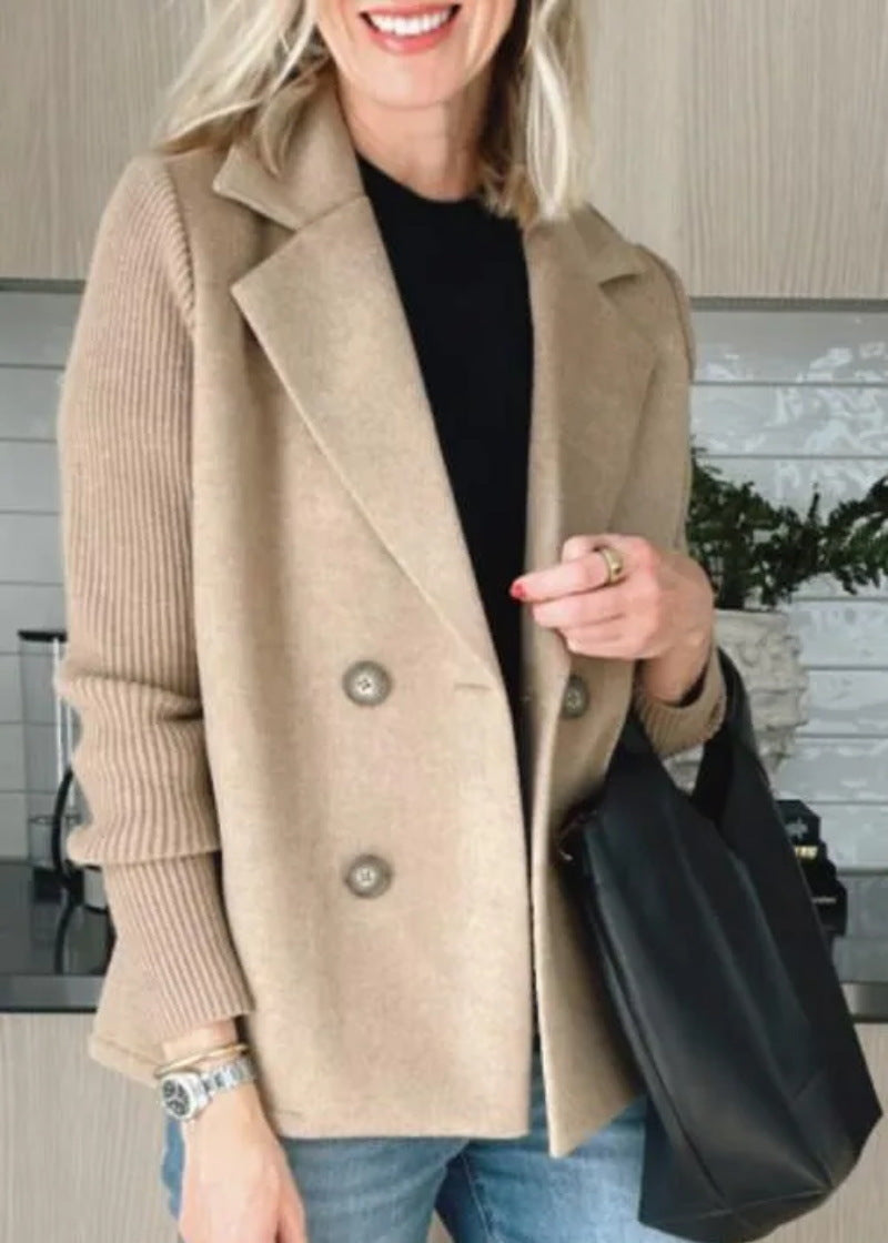 ERLAY™ Blazer à Manches Tricotées