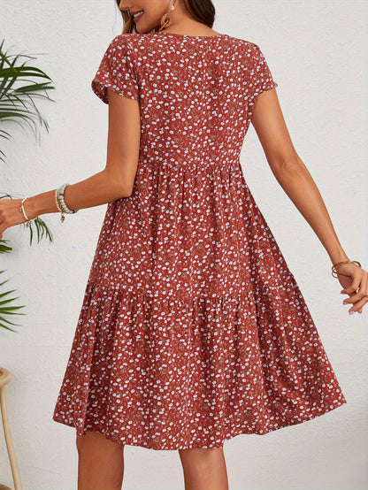 Pena™ | Robe Vintage à Imprimé Floral
