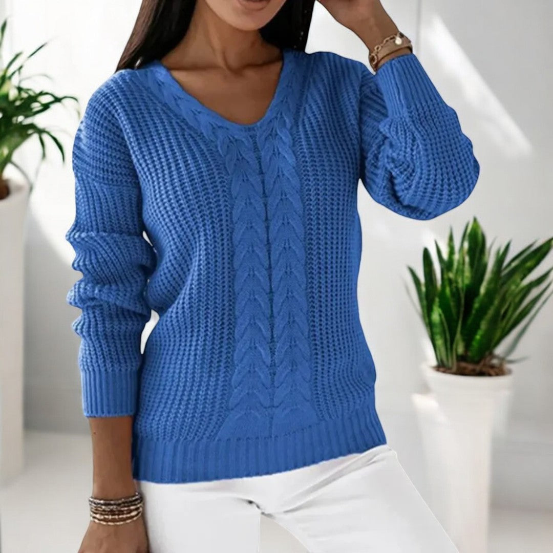 Pull en tricot scandinave confortable pour un style de tous les jours