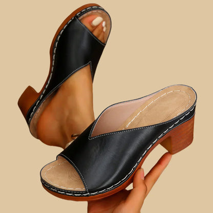 Sandale Arina Orthopédique À Talon Épais