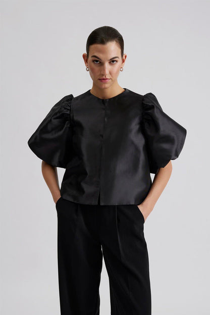 Chemise Cleo – Élégance aérée avec manches ballon