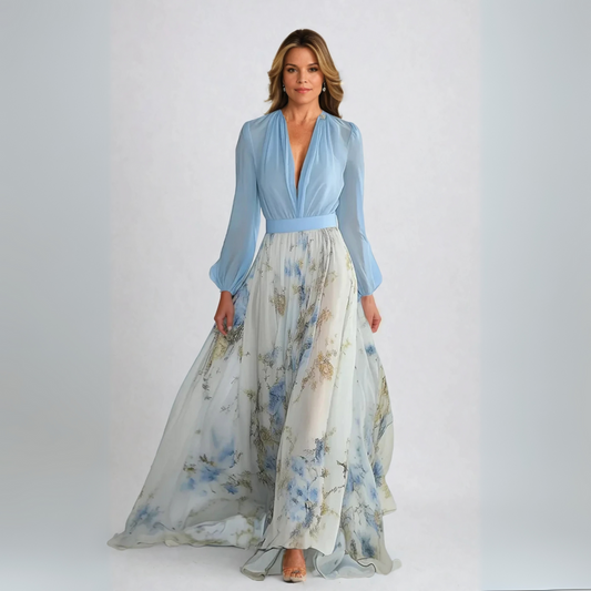 Dolores - Longue Robe à Motif Floral