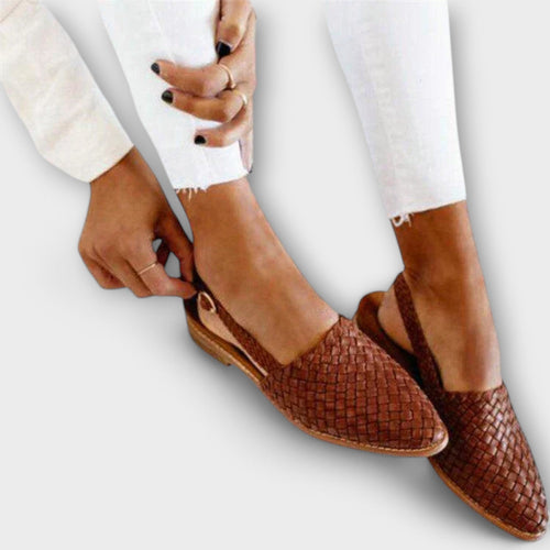 Sandales femme confort en cuir – Plates et parfaites pour l’été