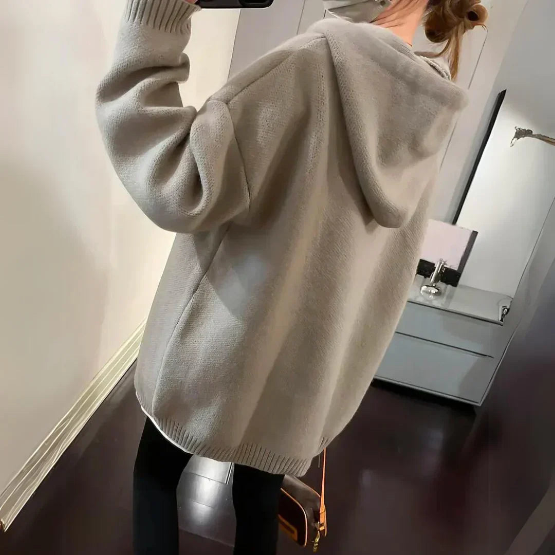 Sweat à capuche confortable et surdimensionné