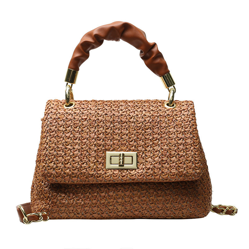 Sac à main élégant en fibre naturelle