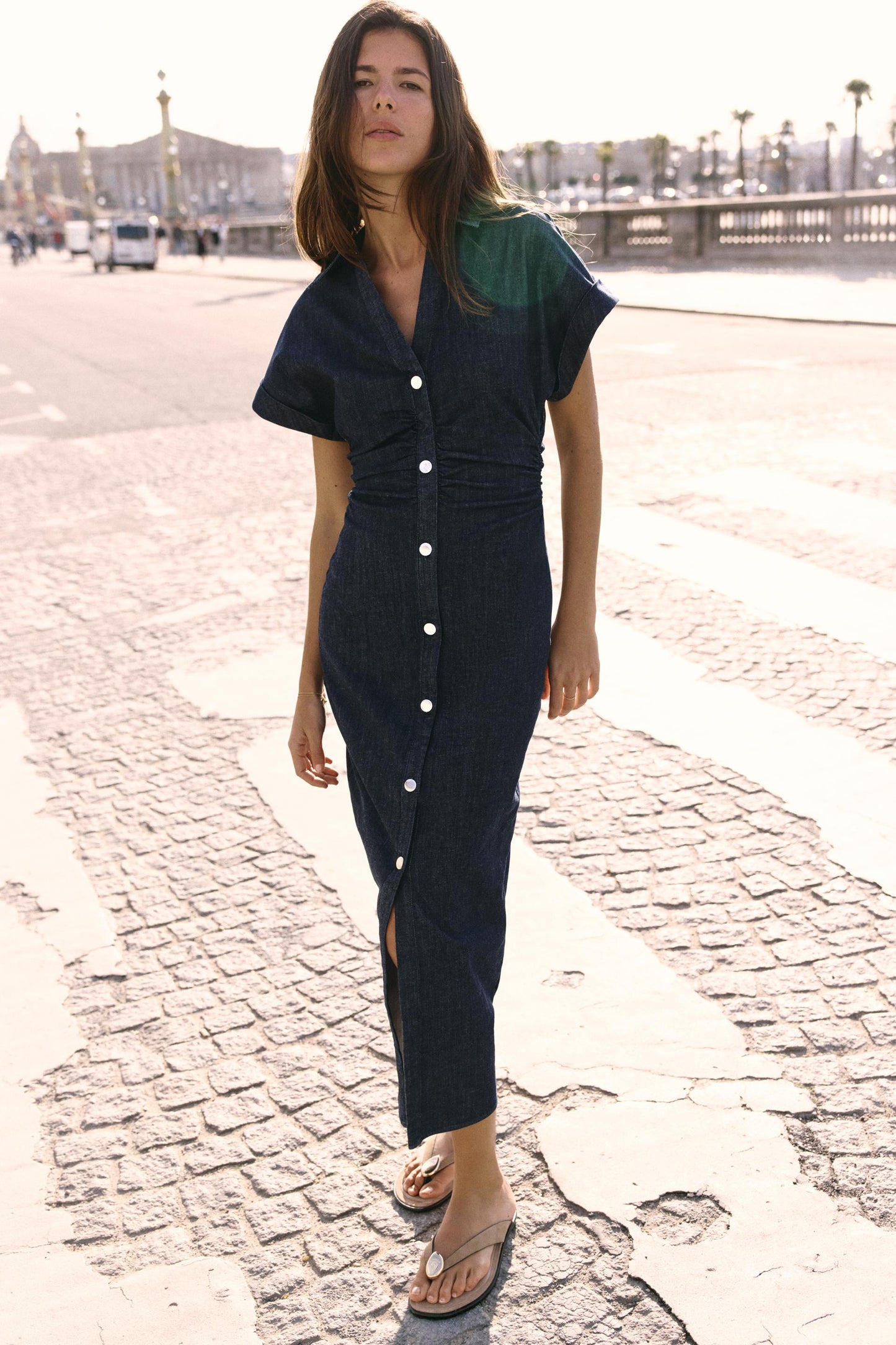 Robe de soirée denim décontractée pour tous les jours