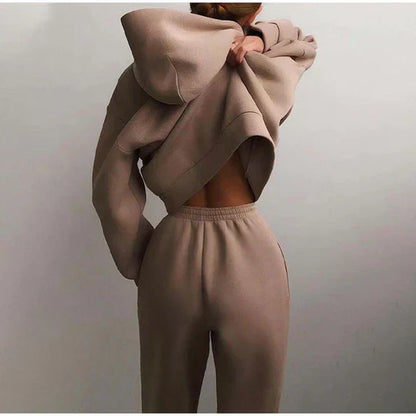 Ensemble Chic Décontracté Pull et Jogging pour Femme