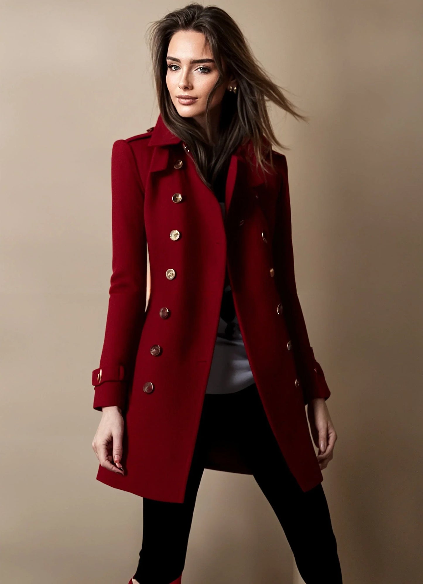 Kasmi™ | Manteau d'elegance en Laine