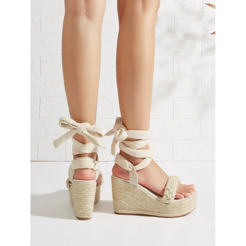 Alice Leroy® | Sandales à talon compensé avec bride de cheville