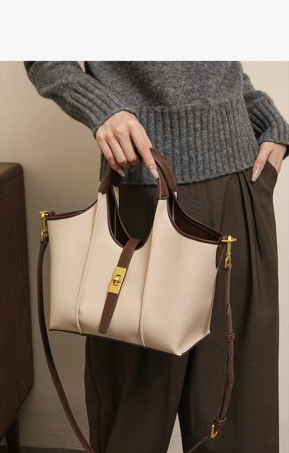 Sac Cabas Élégant en Cuir Simili