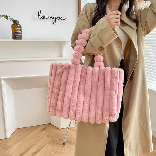 Sac fourre-tout en peluche