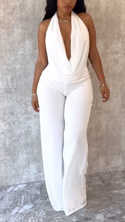 Ensemble haut et pantalon à nouer