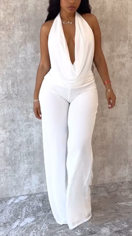 Ensemble haut et pantalon à nouer