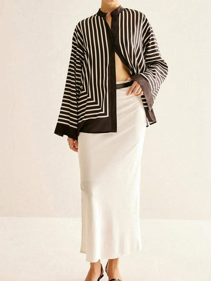 Chemise élégante à rayures