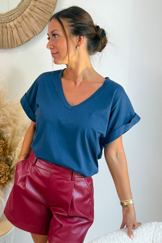 T-Shirt Daniel Bleu Marine