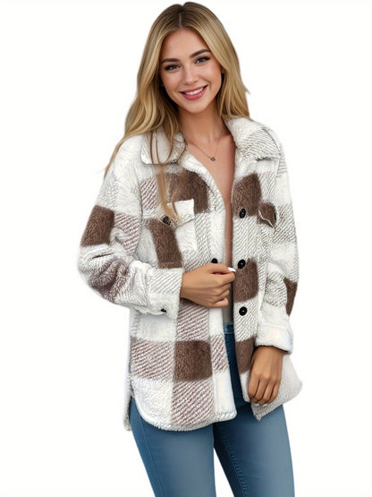 Veste-chemise douce confortable et ample