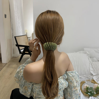Pince à cheveux en métal élégante avec prise sûre