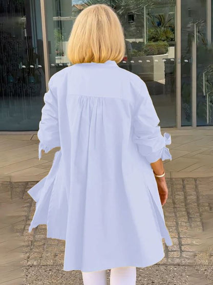 Robe Swing en Coton Uni pour Femme