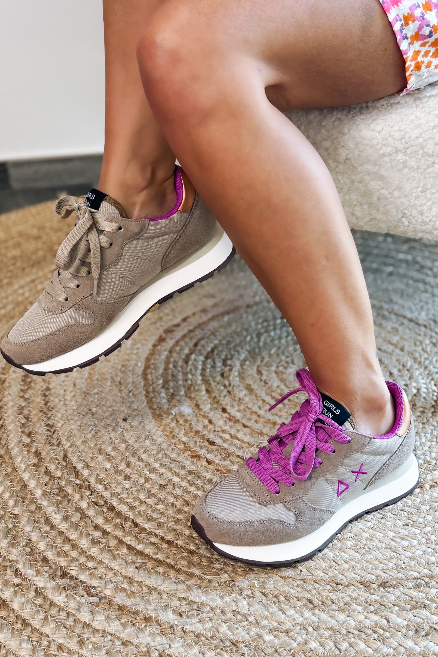 Baskets Sun68 Taupe