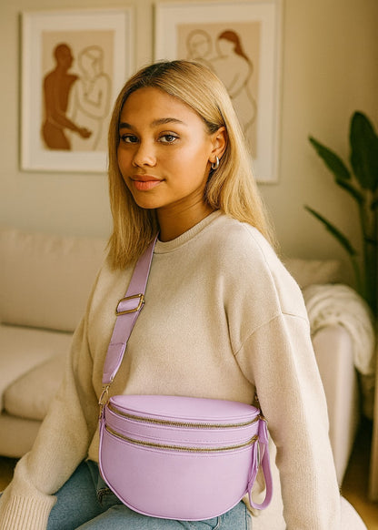 Sac banane en cuir élégant pour un style mains libres