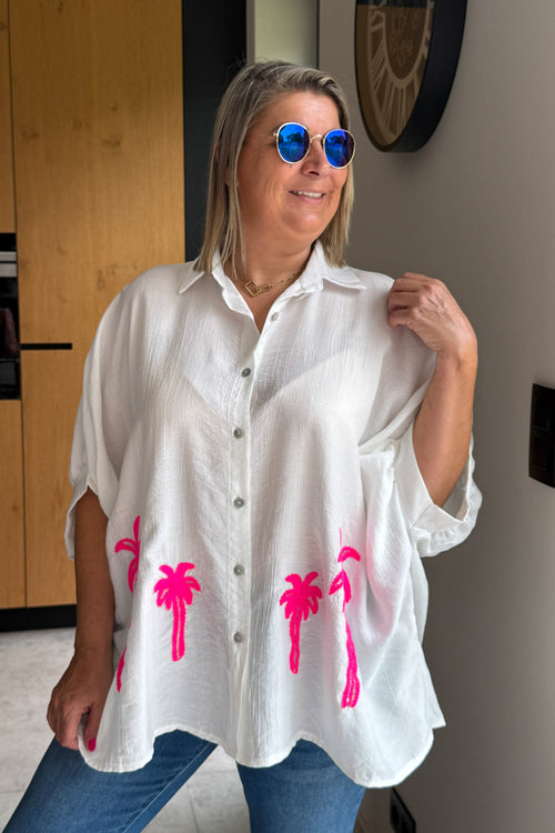 Chemise Pemane Blanc  Manches Courtes GT (42/48)