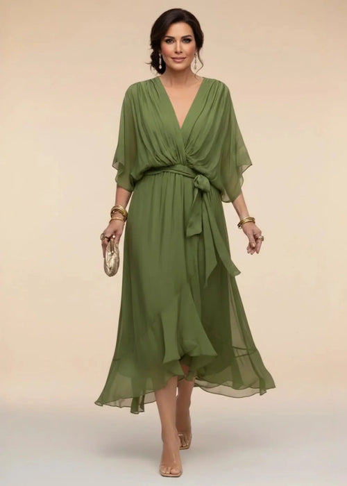 Alizée™ | Robe fluide à col en V