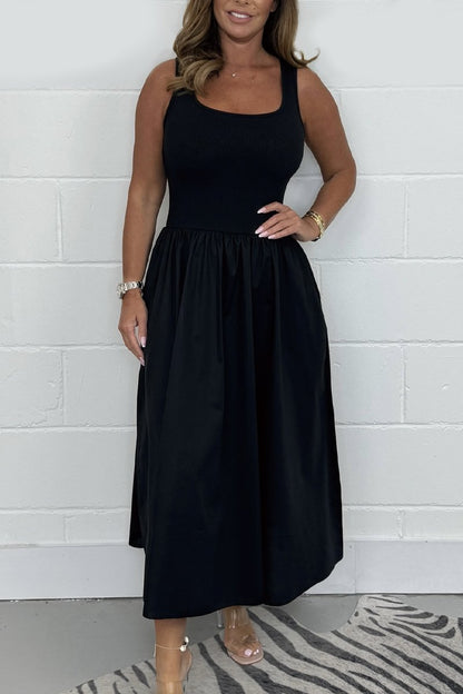 Laurea™ - Robe Sans Manches Tendance Ligne A au Décolleté Carré