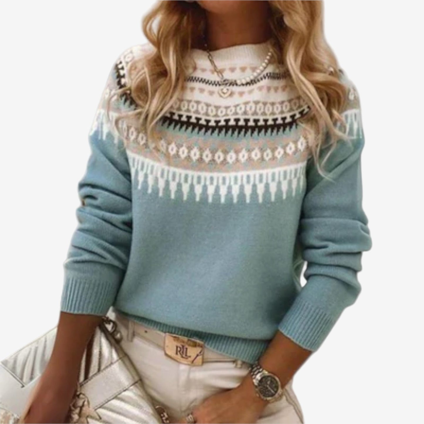 Lina™ Pull Motif Élégant