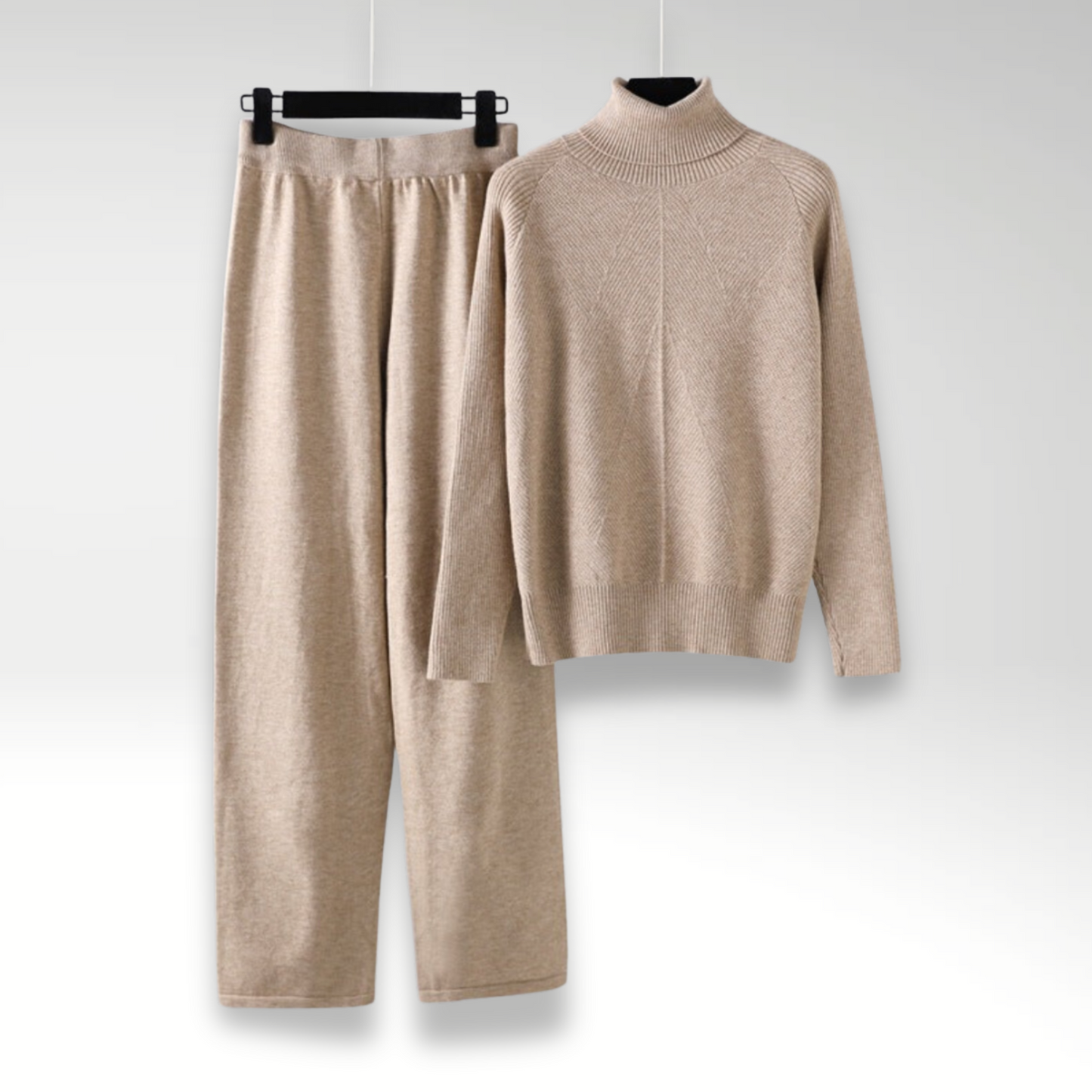 Ensemble deux pièces Lounge en tricot torsadé